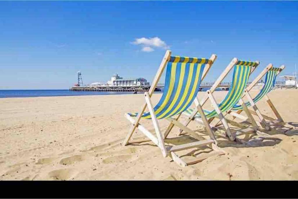 Bournemouth Nr Town Beach Train Coach Shops Lovely Entire Apartment Allows Quiet Good Dogs Buitenkant foto